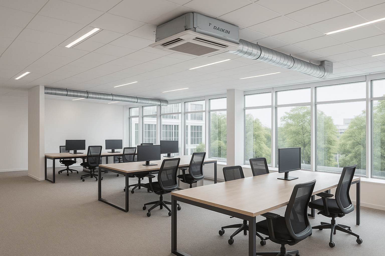 Ventilatie kantoor